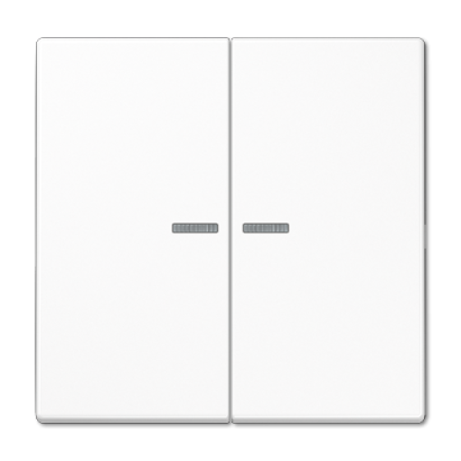 Tecla doble con visor JH LS bl alpino