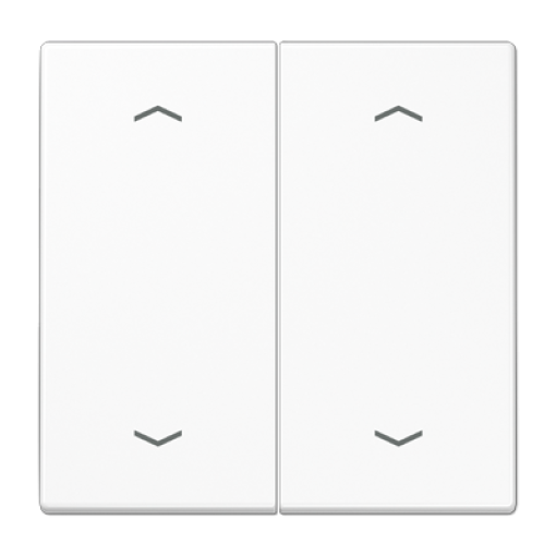 Tecla pulsador doble pers. LS bl. alpi