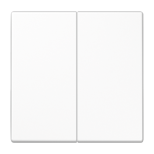 Tecla pulsador doble. LS bl. Alpi