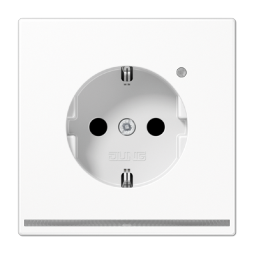 Enchufe SCHUKO con luz LED. LS bl. alpi