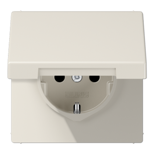 Enchufe t. abatprot. contacto LS bl.