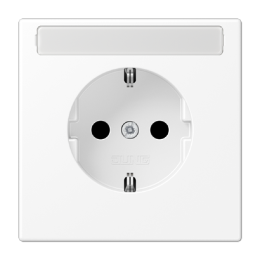 Enchufe cinscrprot. LS bl. mate