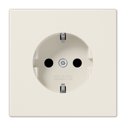 Enchufe SCHUKO prot. contacto LS bl.