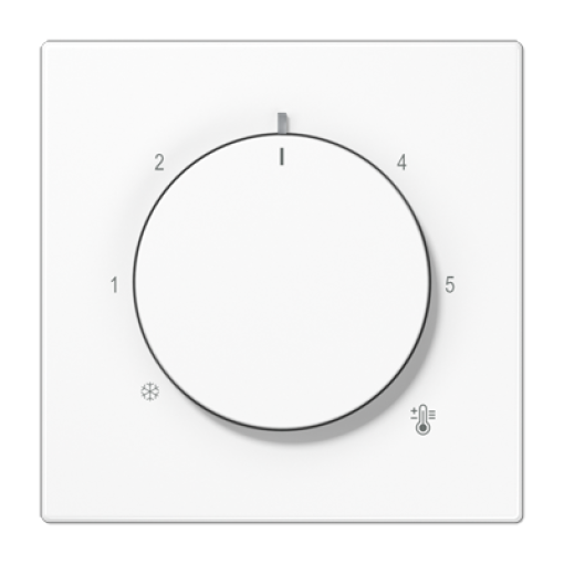 Placa termostato. LS blanco alpino