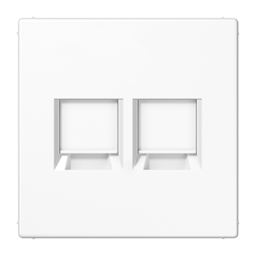 Placa Mod.Jack AT&T 2 tomas LS bl alpi