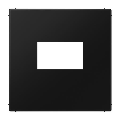 Placa USB LS negro mate