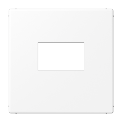 Placa USB LS blanco mate