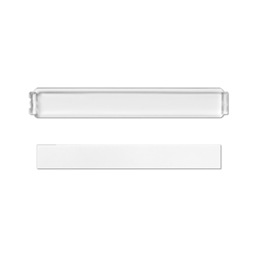 Placa transparente con tira. LS