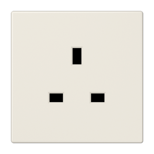 Enchufe British Standard. LS bl marfil