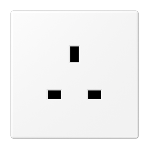 Enchufe British Standard. LS bl mate