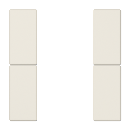 Kit teclas mód. F50 2 fases LS bl marfil