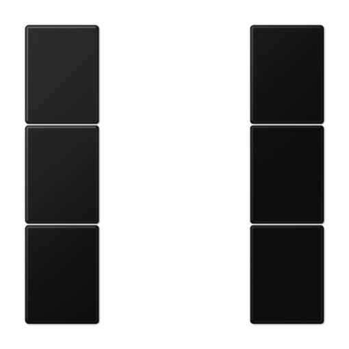 Kit teclas mód F50 3 fases LS negro mate