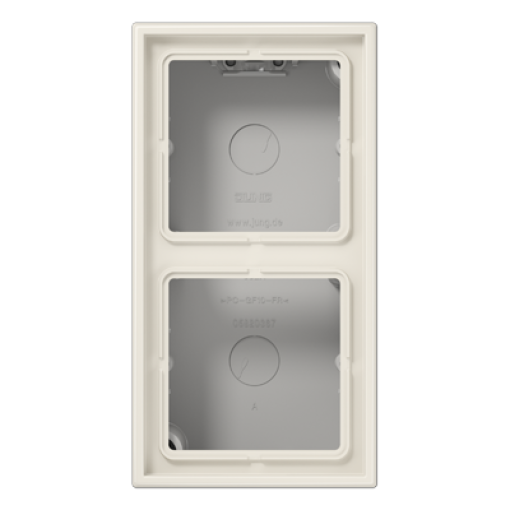 Marco doble LS CUBE LS blanco marfil