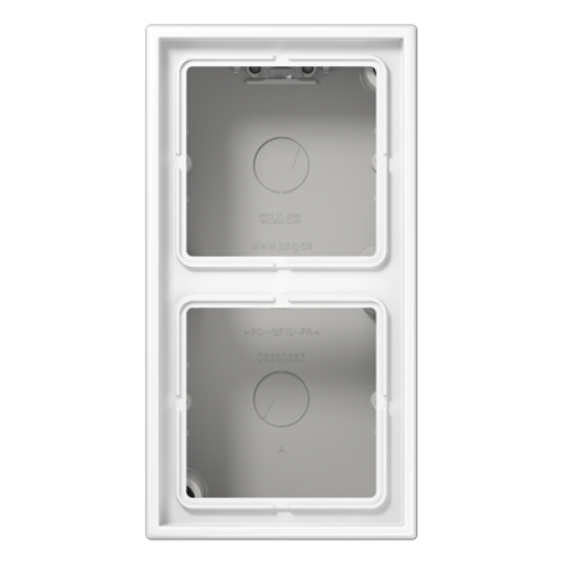 Caja superf. doble LS bl. alpi