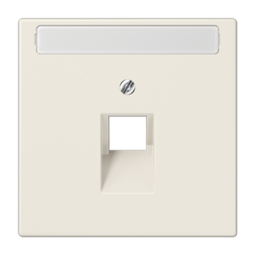 Placa central telef. inscr. LS blanco