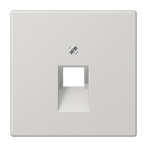 Placa central telef. LS gris claro