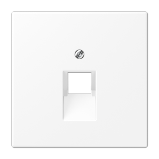 Placa central telef. LS blanco mate