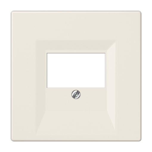 Placa telef. TAE LS blanco marfil