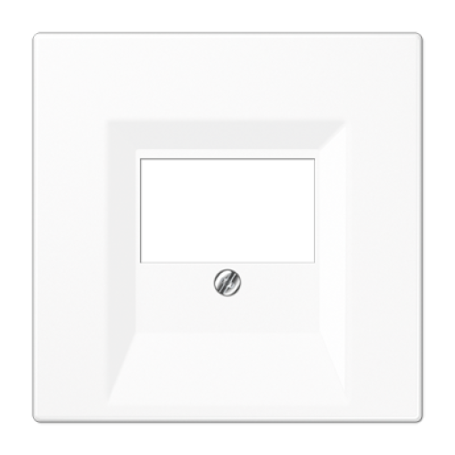 Placa telef. TAE LS blanco alpino