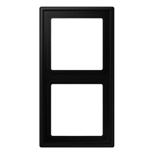 Marco doble LS negro mate