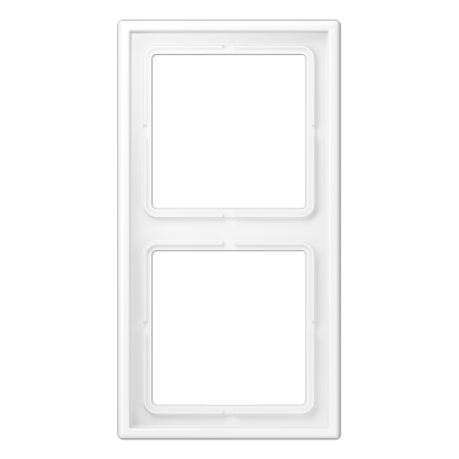 Marco doble LS blanco mate