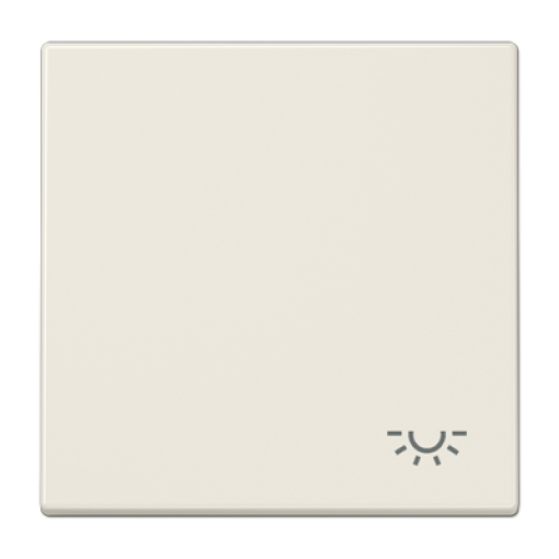Tecla csimb. luz LS blanco marfil