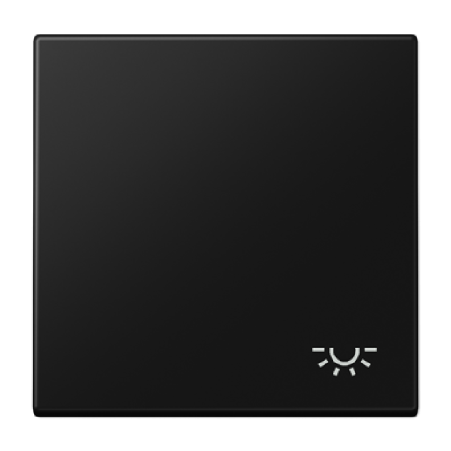 Tecla csimb. luz LS negro mate