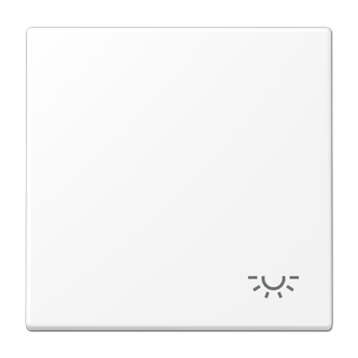 Tecla csimb. luz LS blanco mate