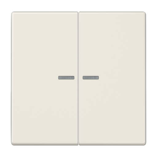 Tecla doble cvisor LS blanco marfil