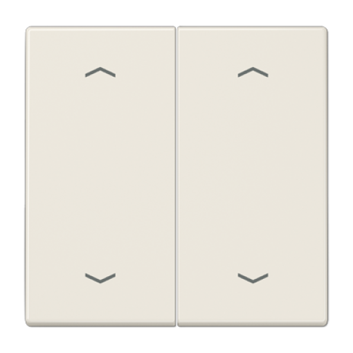 Tecla doble pers. LS blanco marfil