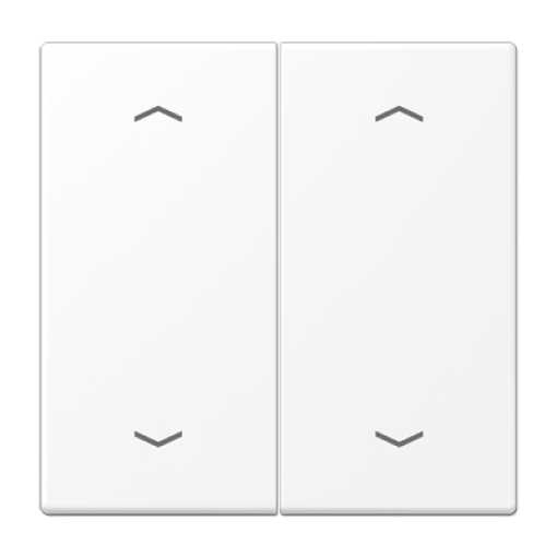 Tecla doble pers. LS blanco mate