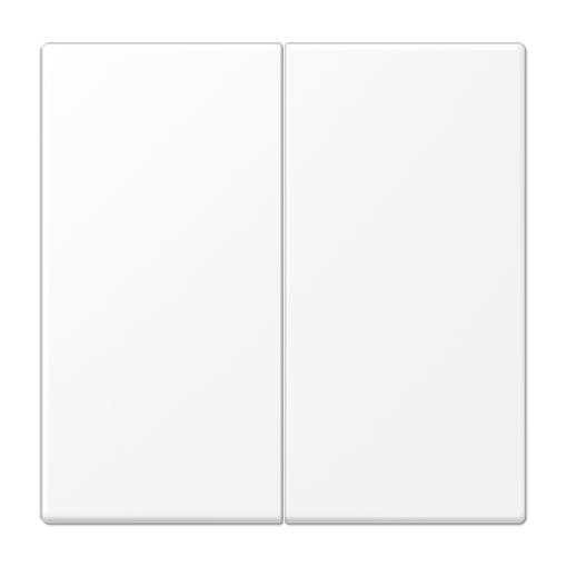 Tecla doble LS blanco mate