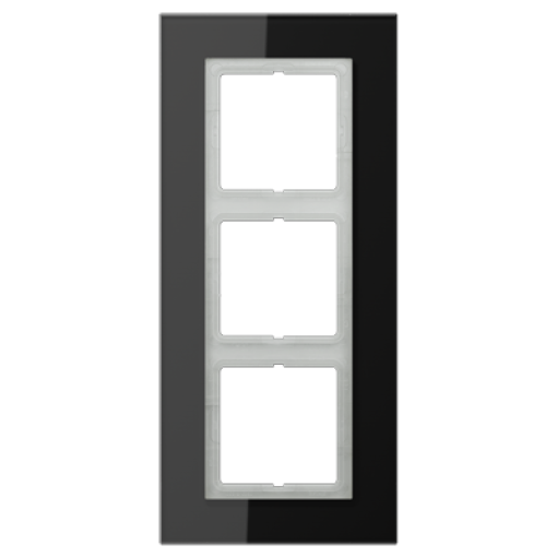 Marco triple LS PLUS cristal negro