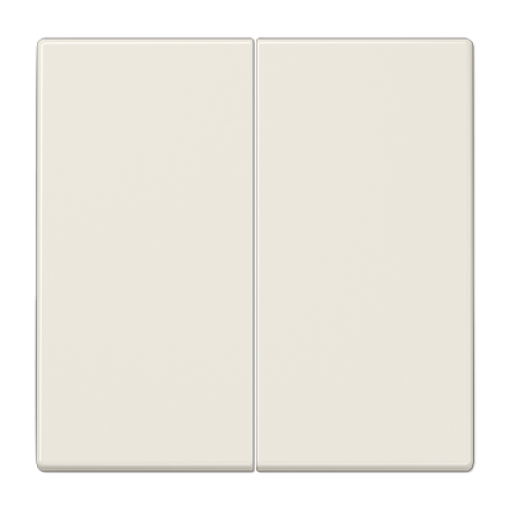 Pulsador Matter doble. LS blanco marfil