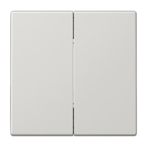 Pulsador Matter doble. LS gris claro