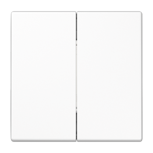 Pulsador Matter doble. LS blanco alpino