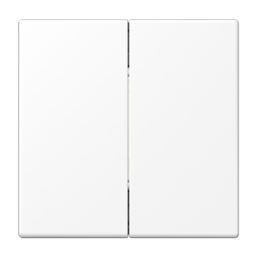 Pulsador Matter doble. LS blanco mate