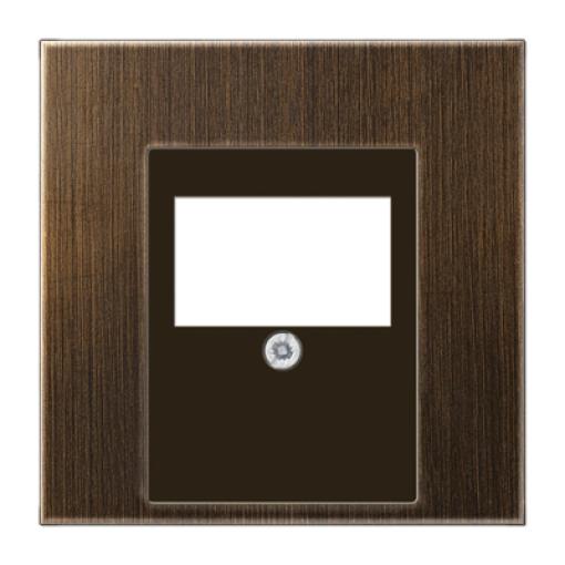 Placa telef. TAE LS latón antik