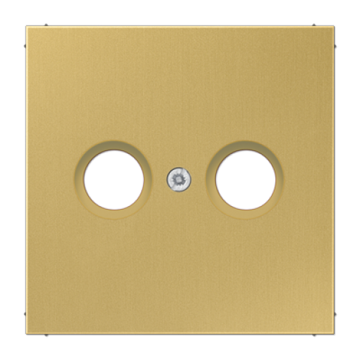 Placa toma TV. LS latón classic