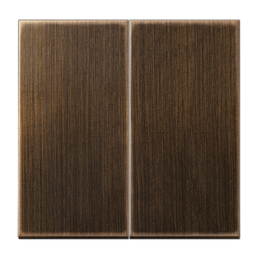 Tecla doble LS latón antik