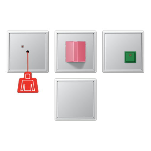 Kit llamada emergencia. Aluminio. LS