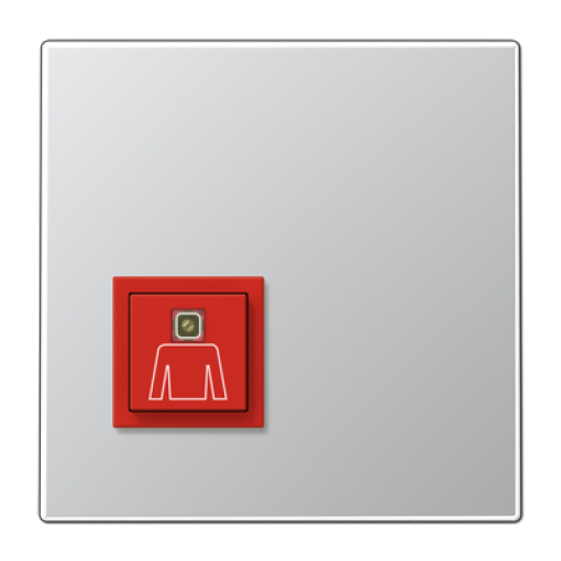 Pulsador llamada emergencia. Aluminio. LS