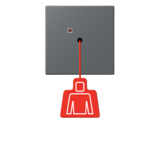 Pulsador con tirador. LC32010
