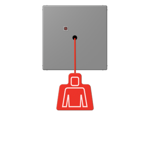 Pulsador con tirador. LC32011