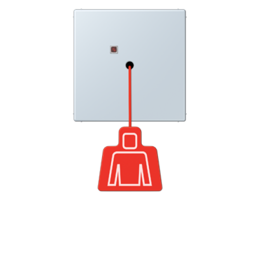 Pulsador con tirador. LC32023