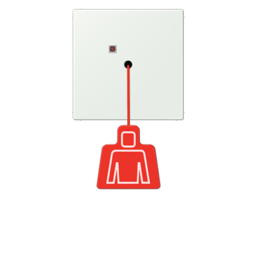 Pulsador con tirador. LC32024