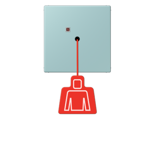 Pulsador con tirador. LC32033