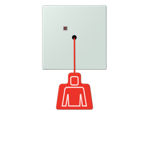 Pulsador con tirador. LC32034