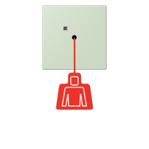 Pulsador con tirador. LC32042