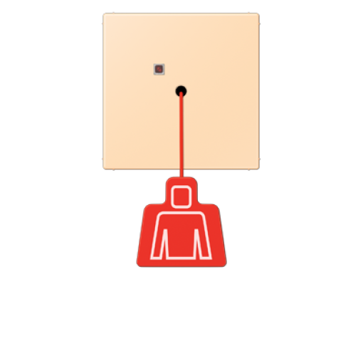 Pulsador con tirador. LC32060